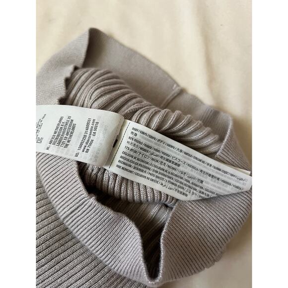 Abercrombie & Fitch AF Tauple Ribbed High Neck Sleeveless Sweater S - Picture 5 of 5